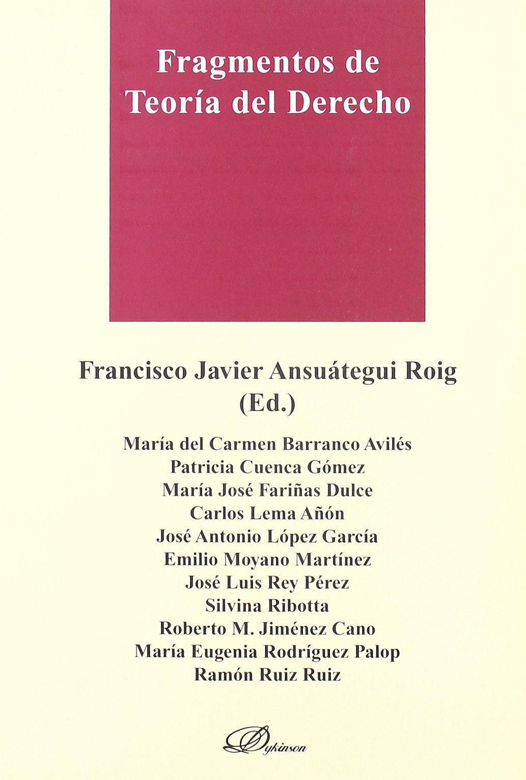 Fragmentos de teoría del derecho Law