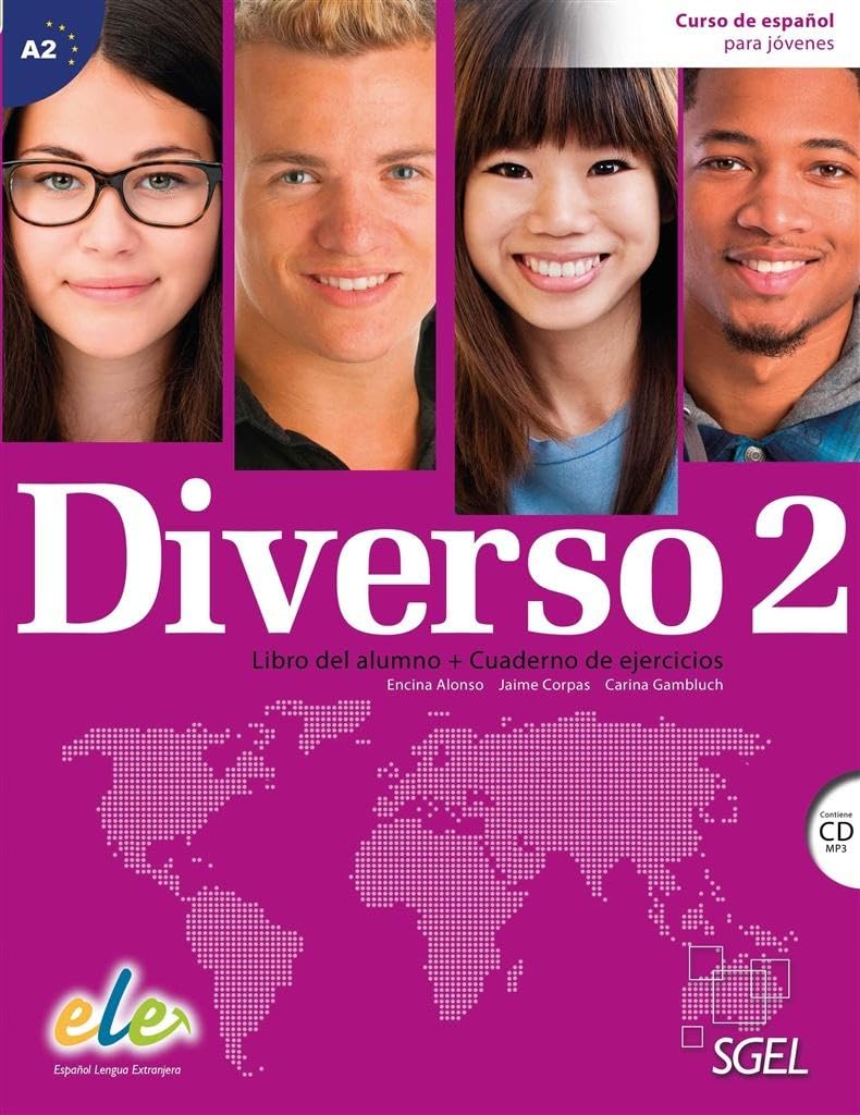 Diverso 2 + CD: Curso de Espanol Para Jovenes Foreign Languages ​​& Dictionaries