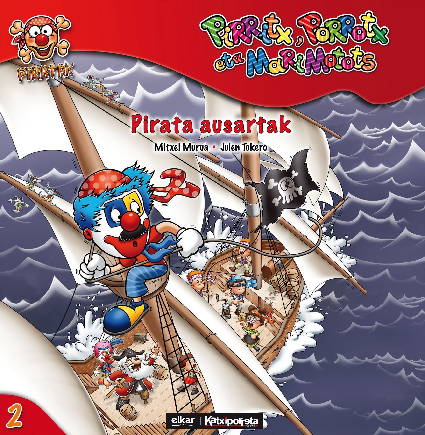 Pirata ausartak (Piratak, Band 2) Children's books