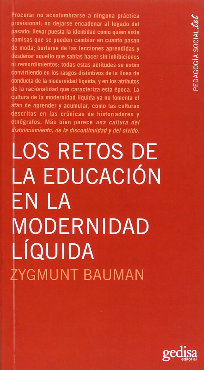 Los retos de la educación en la modernidad líquida Social Sciences