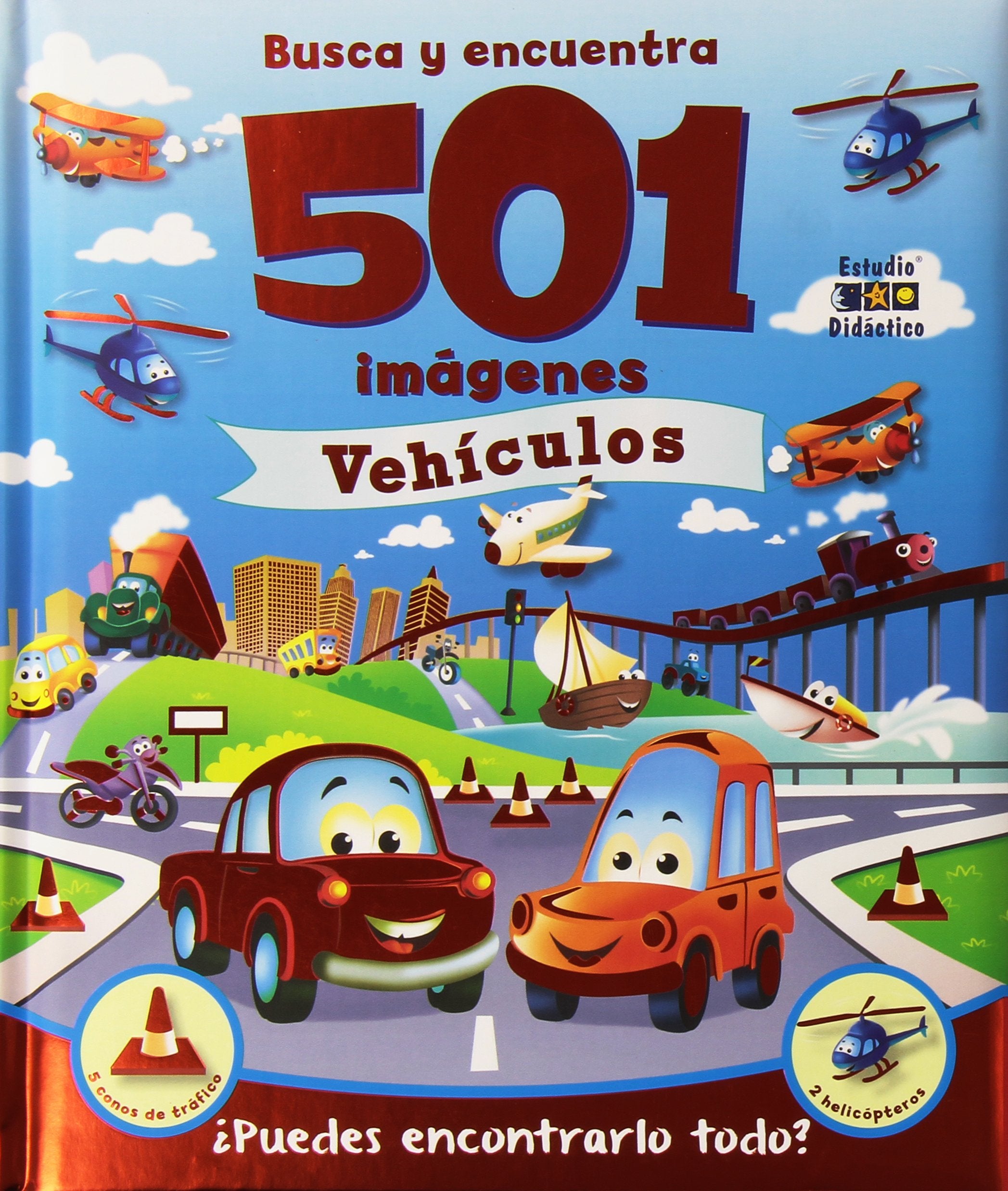 501 imágenes vehículos (Busca y encuentra, Band 1) Children's books