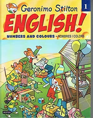 Geronimo Stilton English! 1: Numbers and colours - Nombres i colors book