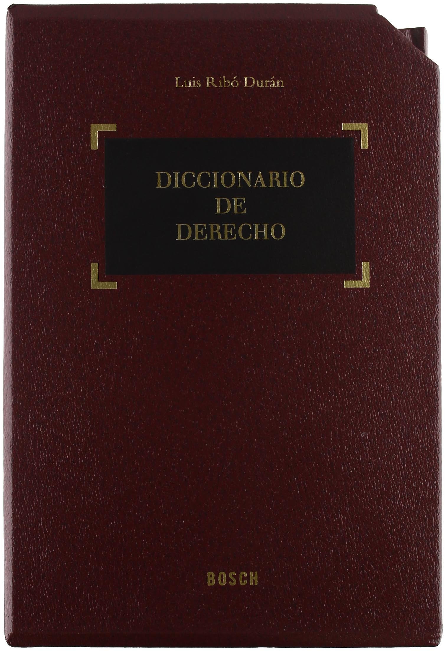 Diccionario de Derecho: 3ª Edición revisada y ampliada. 2 tomos book