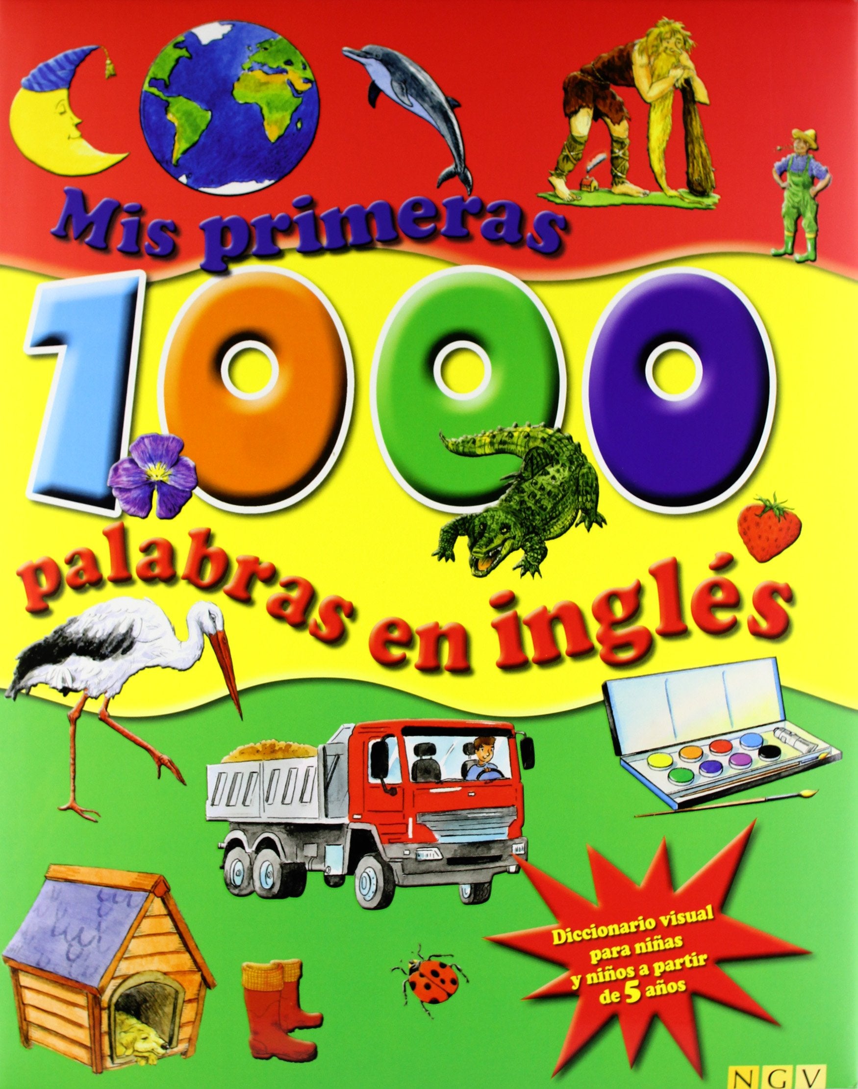 Libro educativo: 1000 palabras en ingles Books