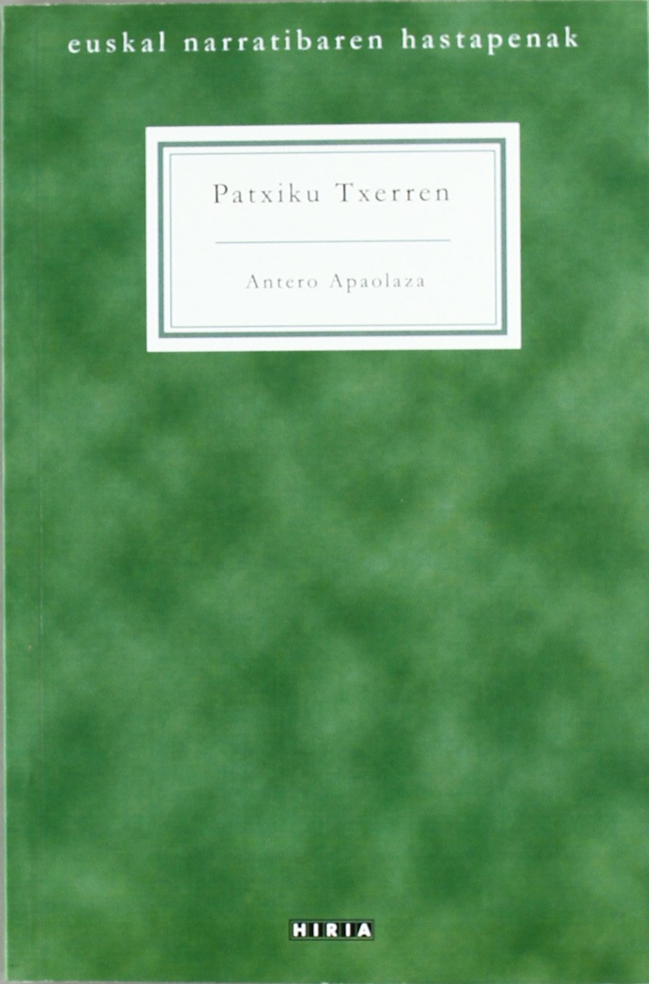 Patxiku Txerren book