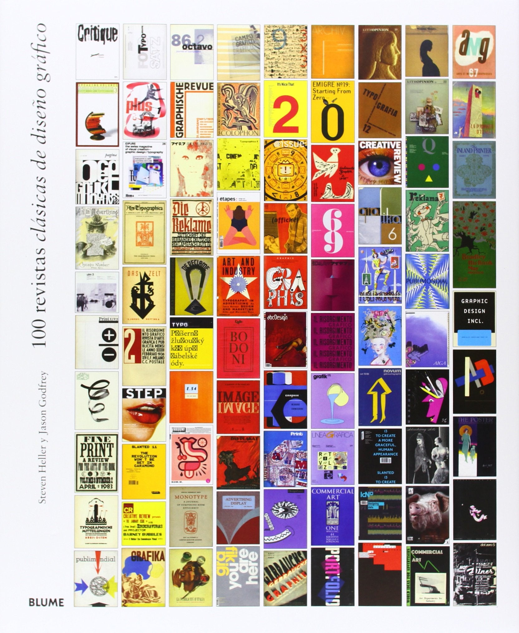100 revistas clásicas de diseño gráfico book