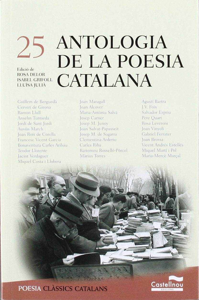 Antologia de la poesia catalana book