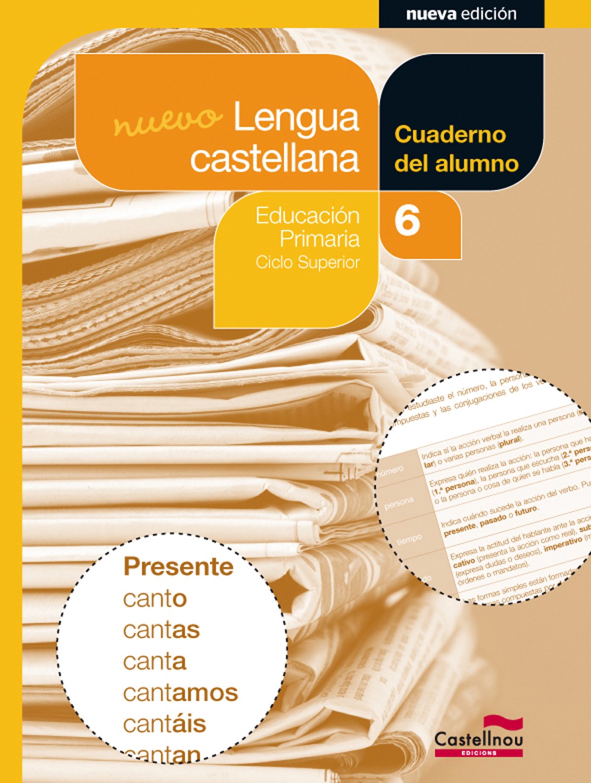 Nuevo Cuaderno Lengua Castellana 6º (Projecte Salvem la Balena Blanca) book