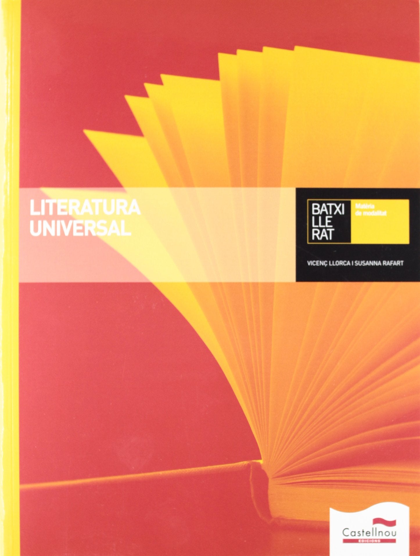 Literatura universal, Batxillerat Books
