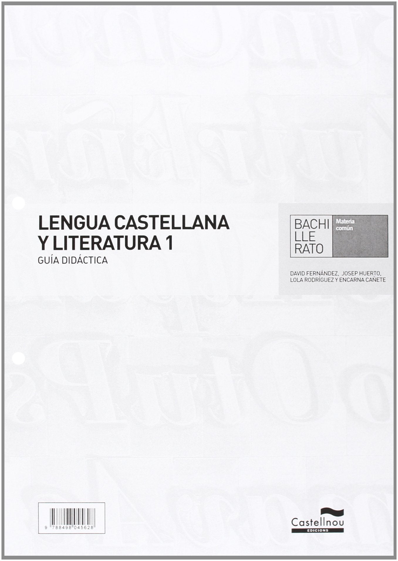 GD Lengua Castellana y Literatura 1 Bachillerato Books