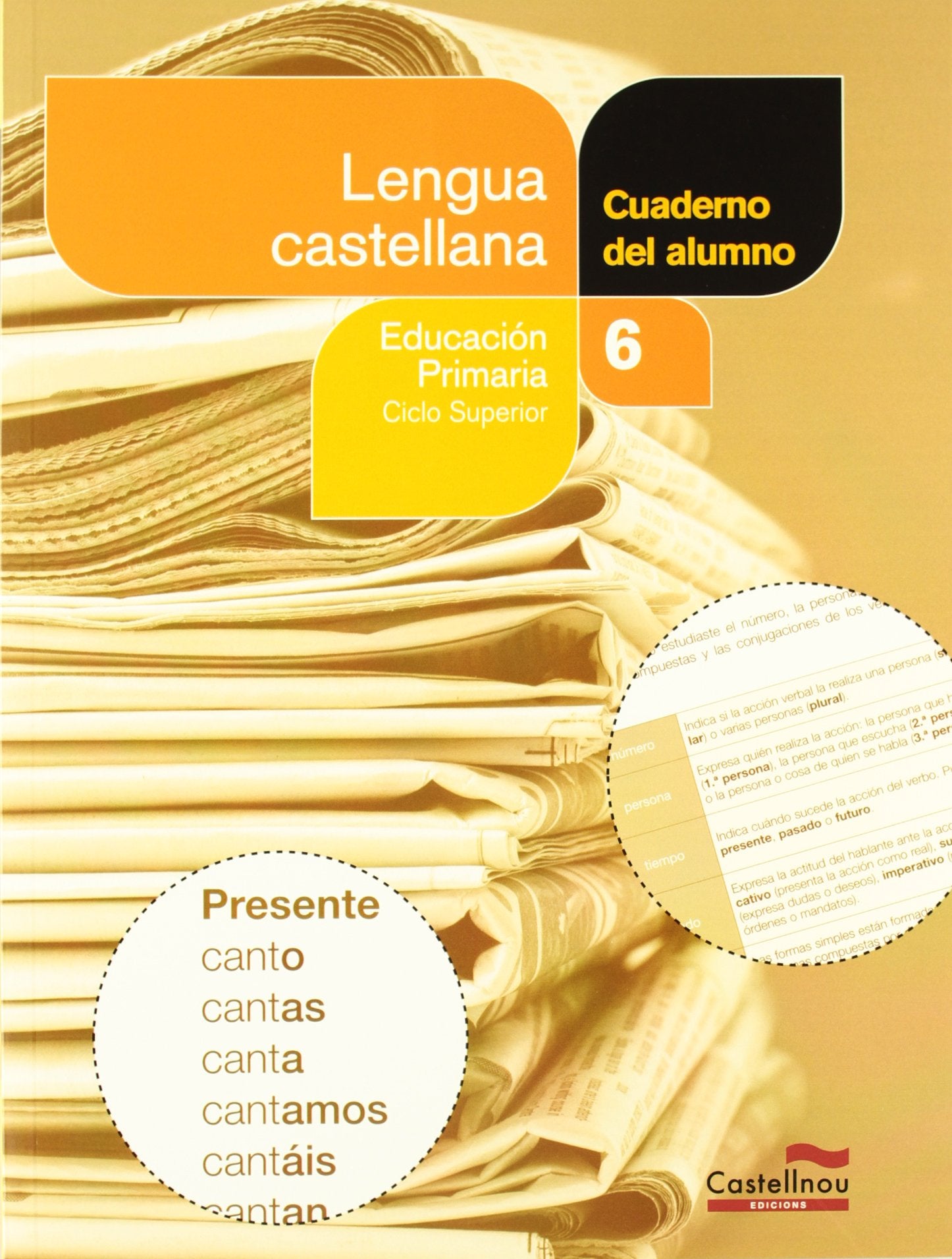 Lengua castellana, 6 Educación Primaria. Cuaderno (Cuadernos asociados a un libro de texto, Band 6) Books
