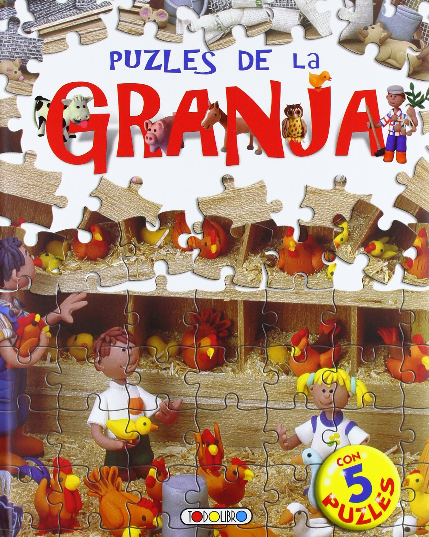 Puzles de la granja / Farm Puzzles book