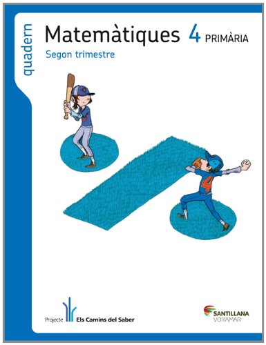 Projecte Els Camins del Saber, matemàtiques, 4 Educació Primària. 2 trimestre. Quadern Books