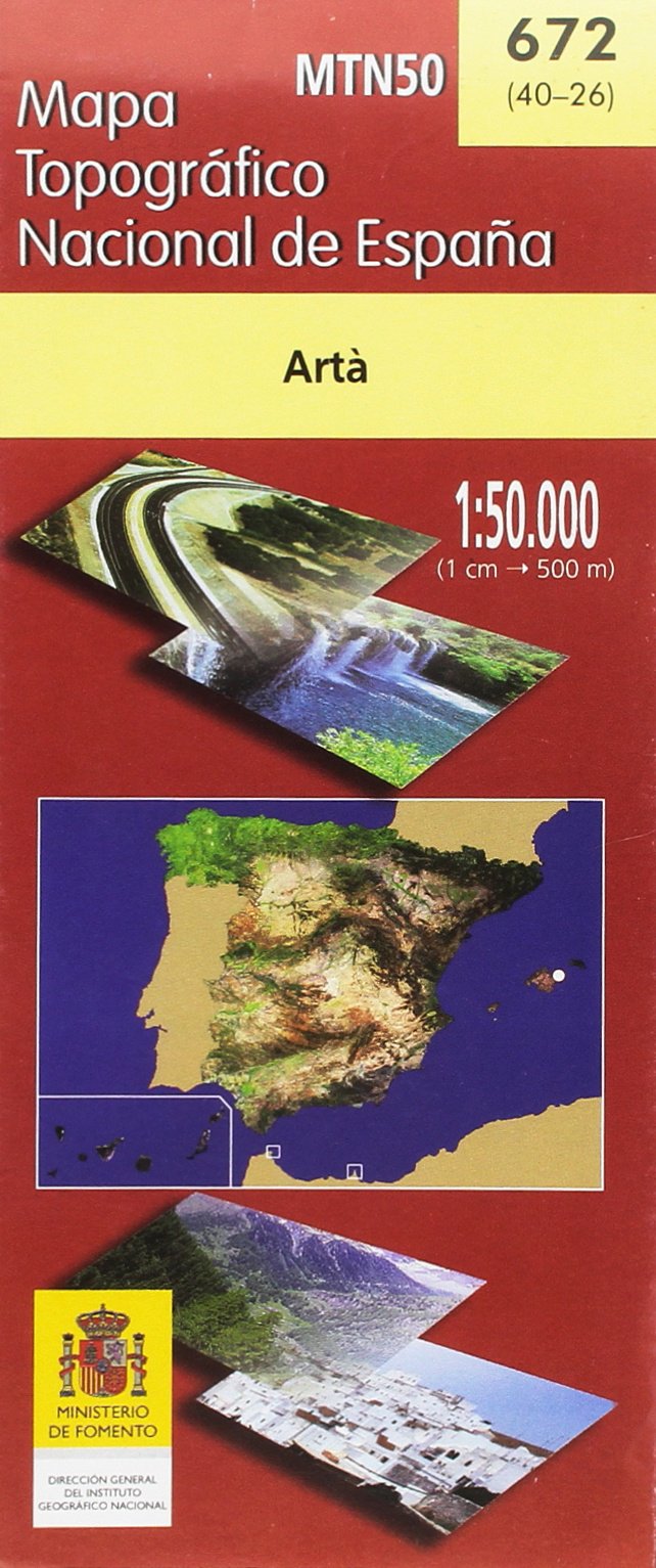 Artá (Mallorca) (672) (MTN50, Band 672) Maps & Plans