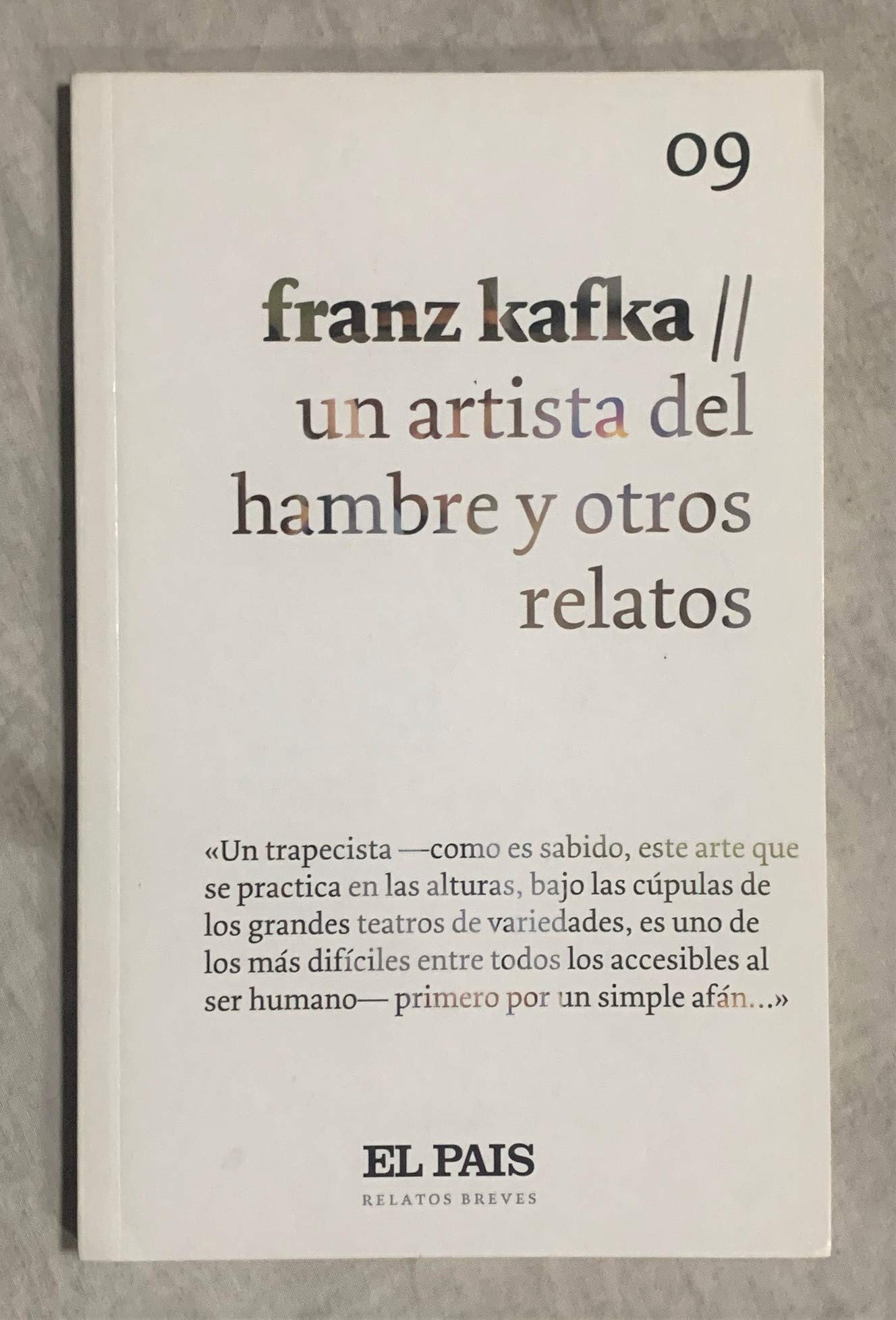 Un artista del hambre y otros relatos Books