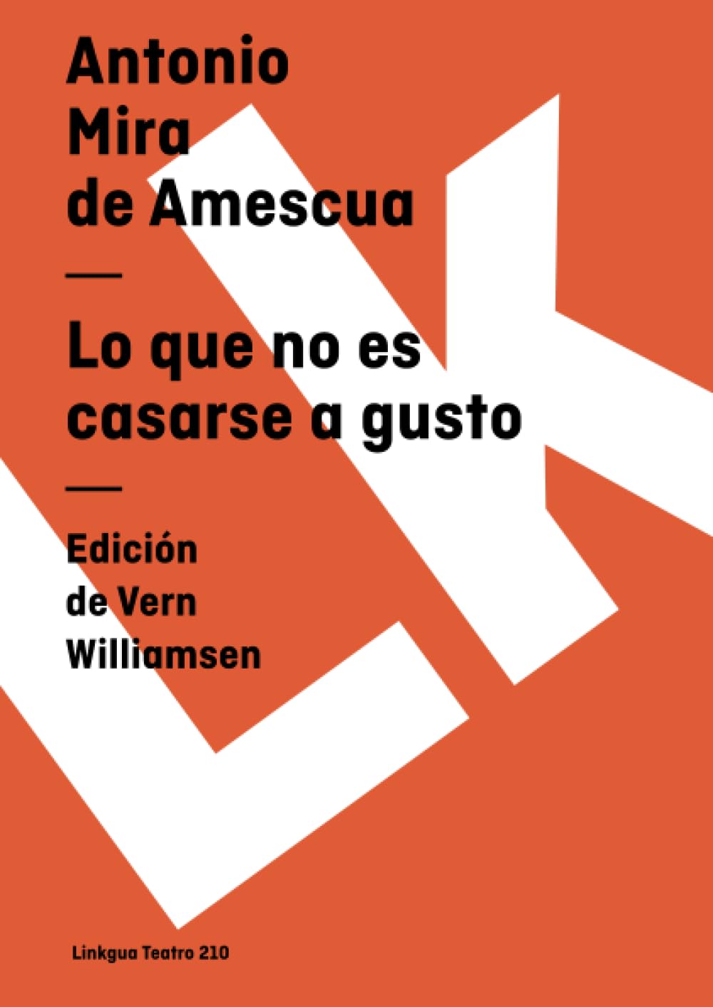 Lo que no es casarse a gusto Drama