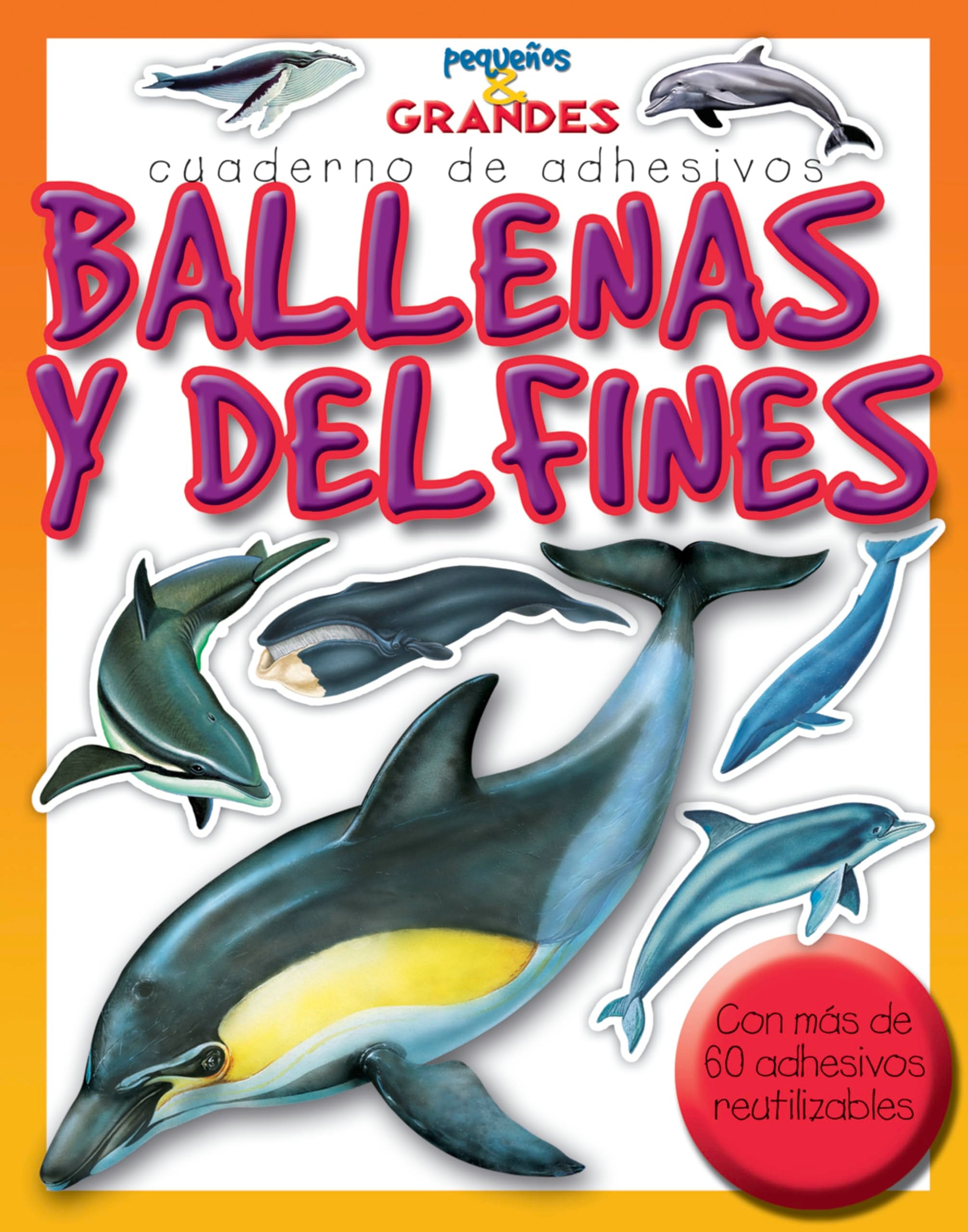 Ballenas y Delfines = Whales and Dolphins (Pequeños & Grandes cuadernos de adhesivos) Tiptoi & Games
