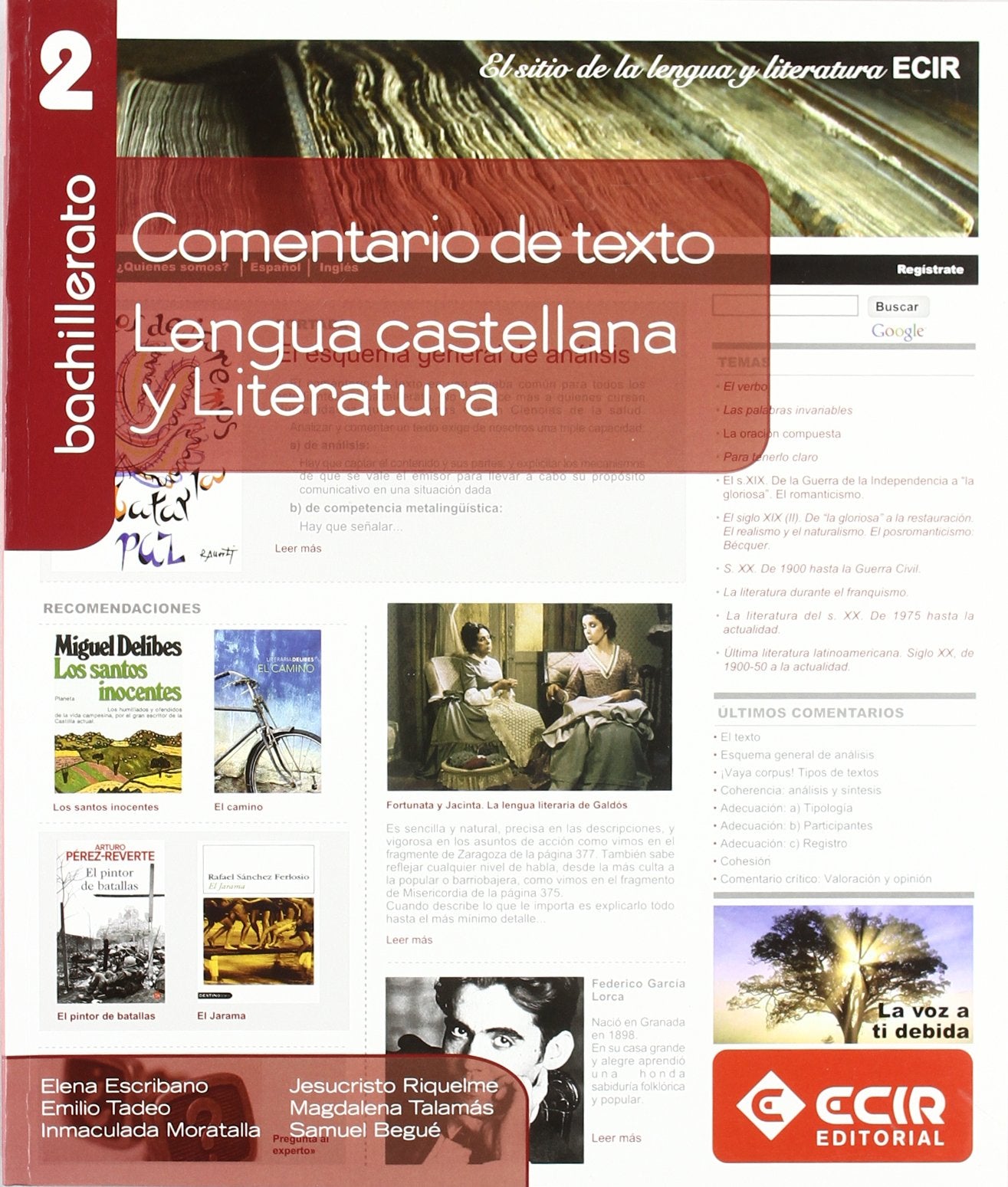 Lengua castellana y Literatura 2º Bachillerato / 2009 book