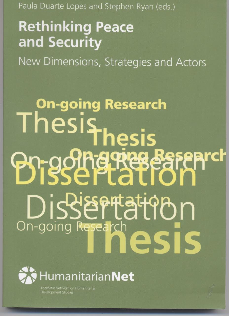 Rethinking peace and security: New Dimensions, Strategies and Actors (HumanitarianNet) Books