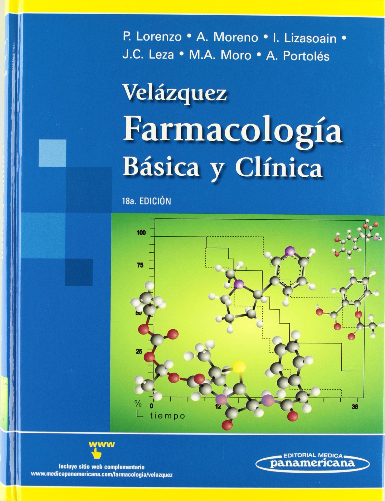 Velazquez Farmacologia basica y clinica / Velazquez Basic and Clinical Pharmacology book