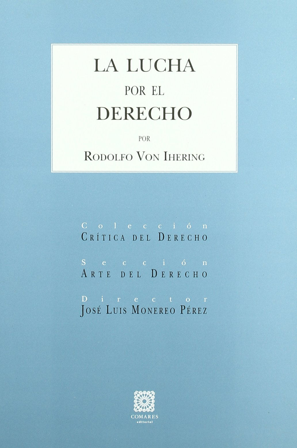 La lucha por el derecho book