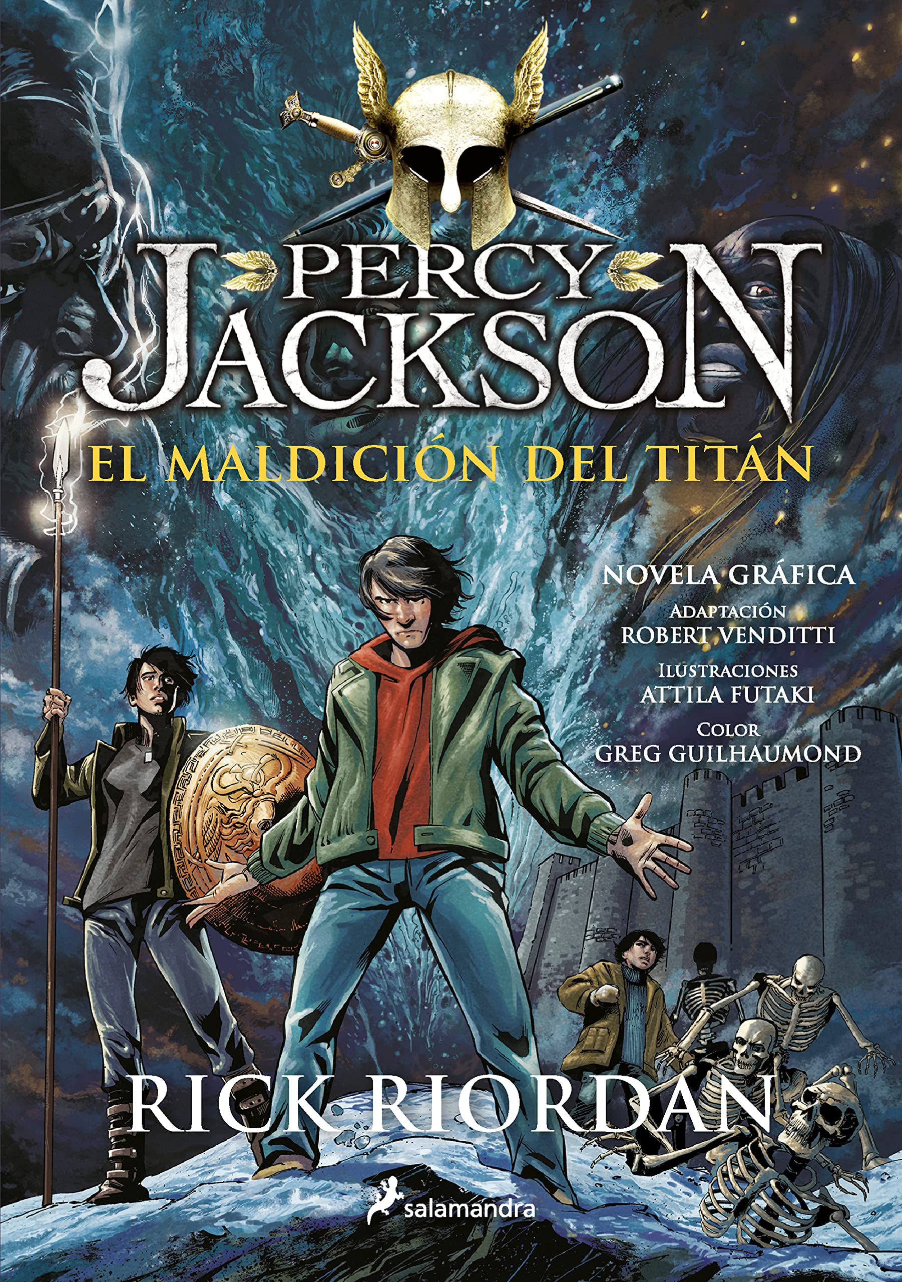 Percy Jackson 03. La Maldicion del Titan (Novela Grafica): Percy Jackson y los Dioses del Olimpo III (Colección Salamandra Juvenil, Band 3) Manga