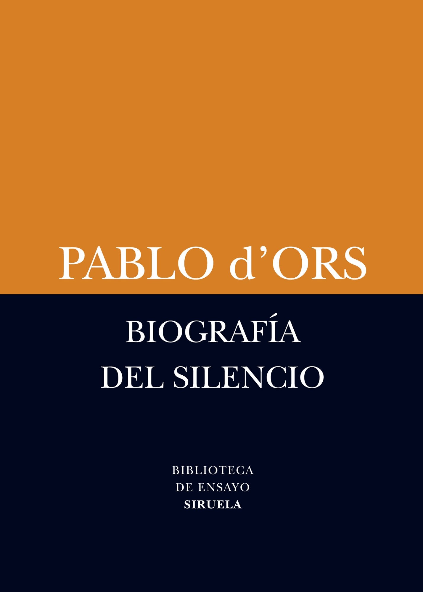 Biografía del silencio : breve ensayo sobre meditación Philosophy