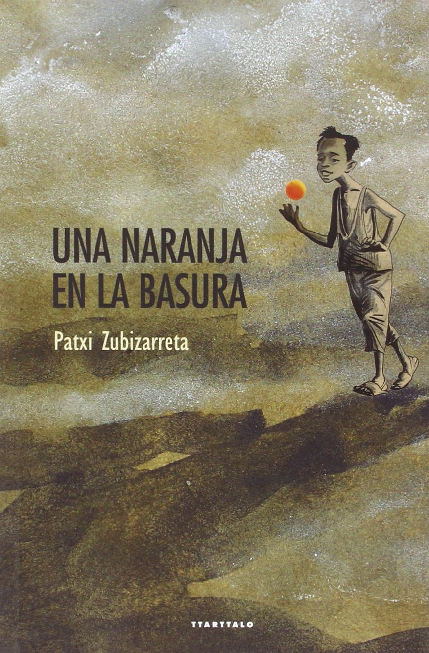 Una naranja en la basura book