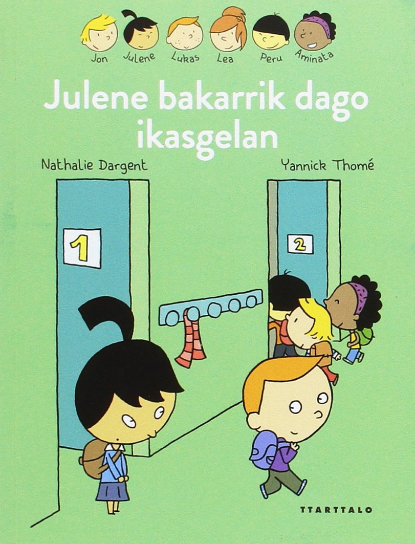 Julene bakarrik dago ikasgelan book