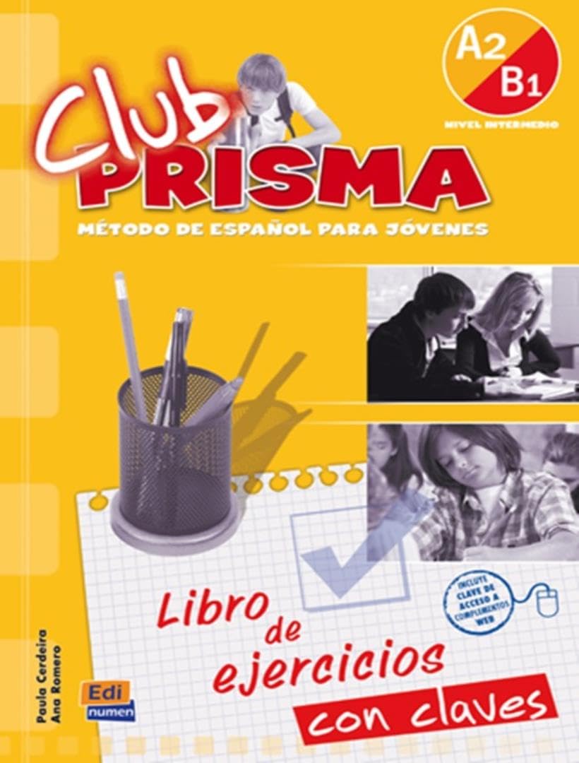 Club Prisma A2 B1 L EJERCICIOS CLAVES book