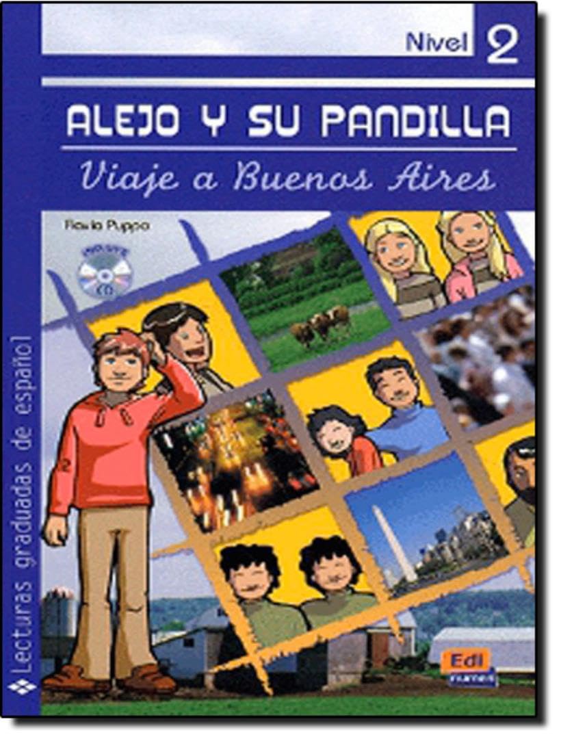 Alejo y su pandilla Nivel 2 Viaje a Buenos Aires + CD book