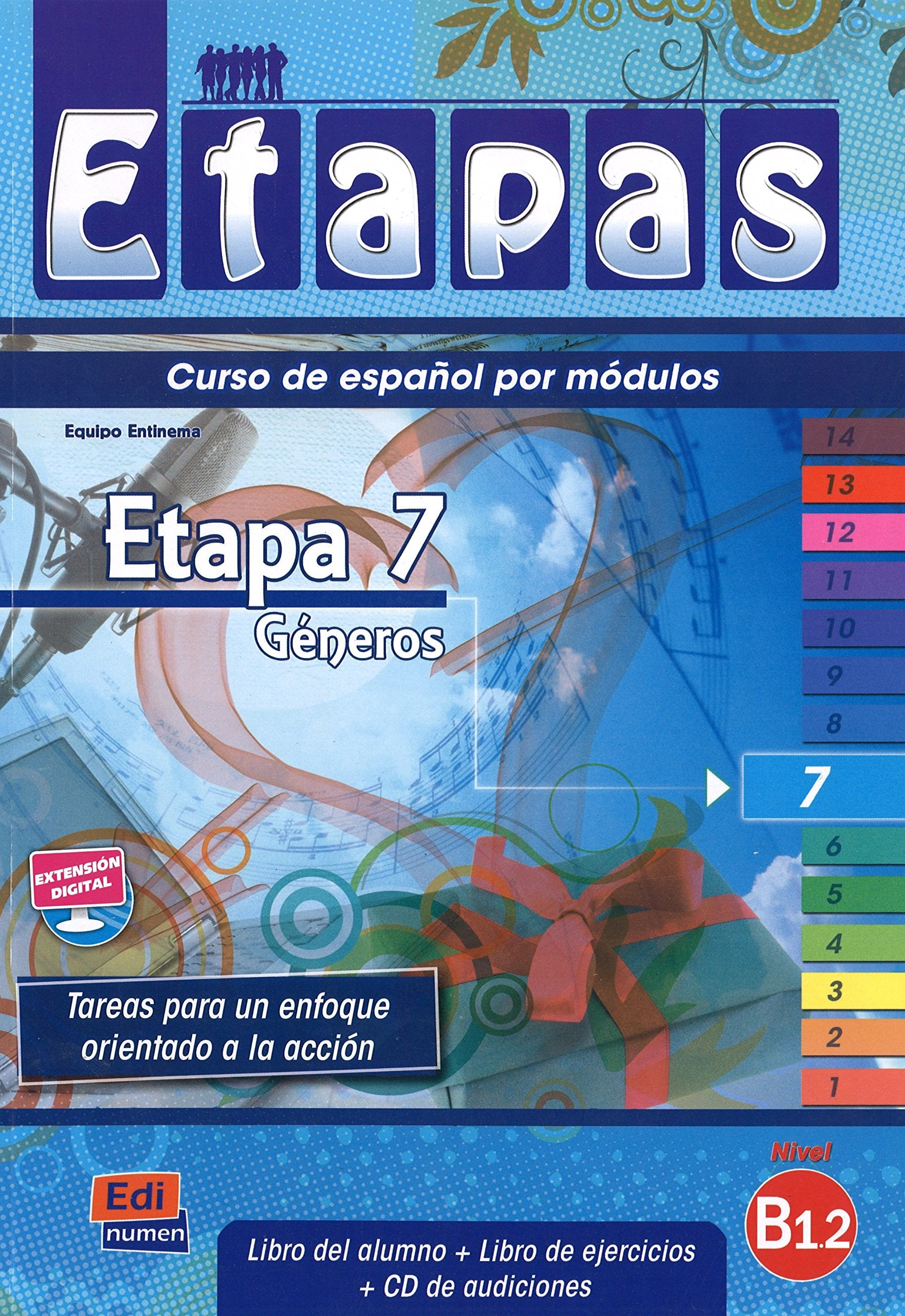 Etapas Level 7 Generos - Libro del Alumno/Ejercicios + CD: Student Book + Exercises + CD Foreign Languages ​​& Dictionaries