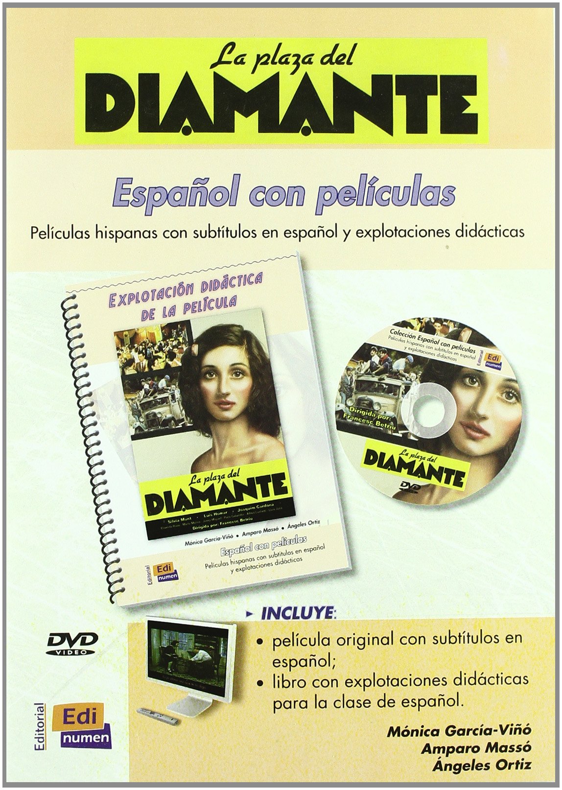 PLAZA DEL DIAMANTE + DVD: Versión PAL. Niveau B1-C2 (Español con Películas) Foreign Languages ​​& Dictionaries