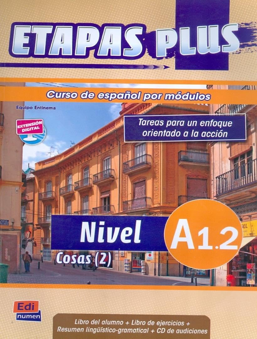 Etapas Plus A1.2 Libro del Alumno/Ejercicios + CD. Cosas (2) book