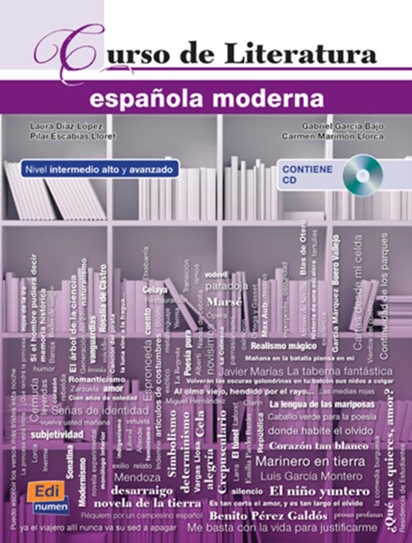 Curso de Literatura Española Moderna + CD + Eleteca Access: Niveau B1 + B2 (Cambridge Spanish) Foreign Languages ​​& Dictionaries