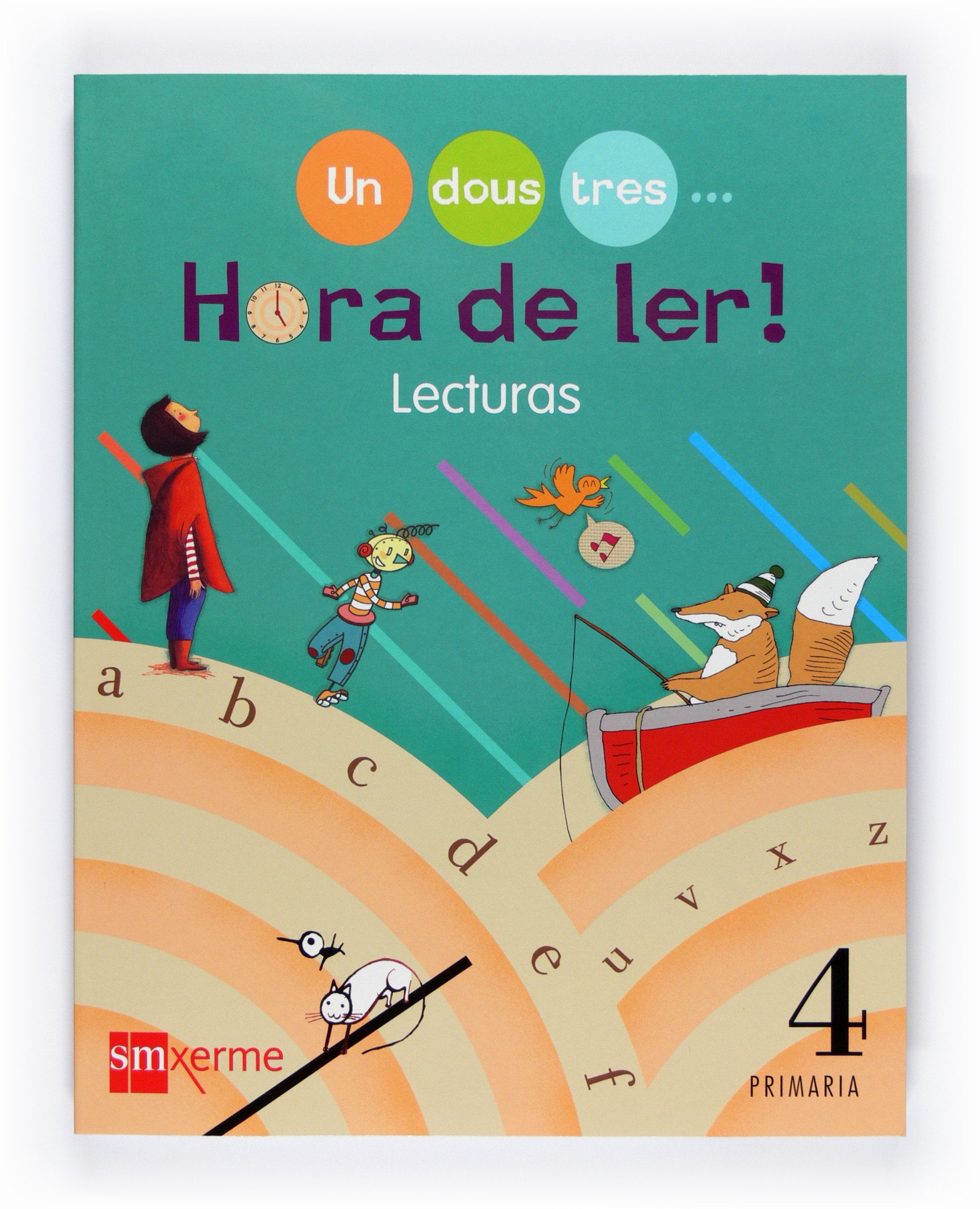 Lecturas. Hora de ler! Un, dous, tres... 4 Primaria book