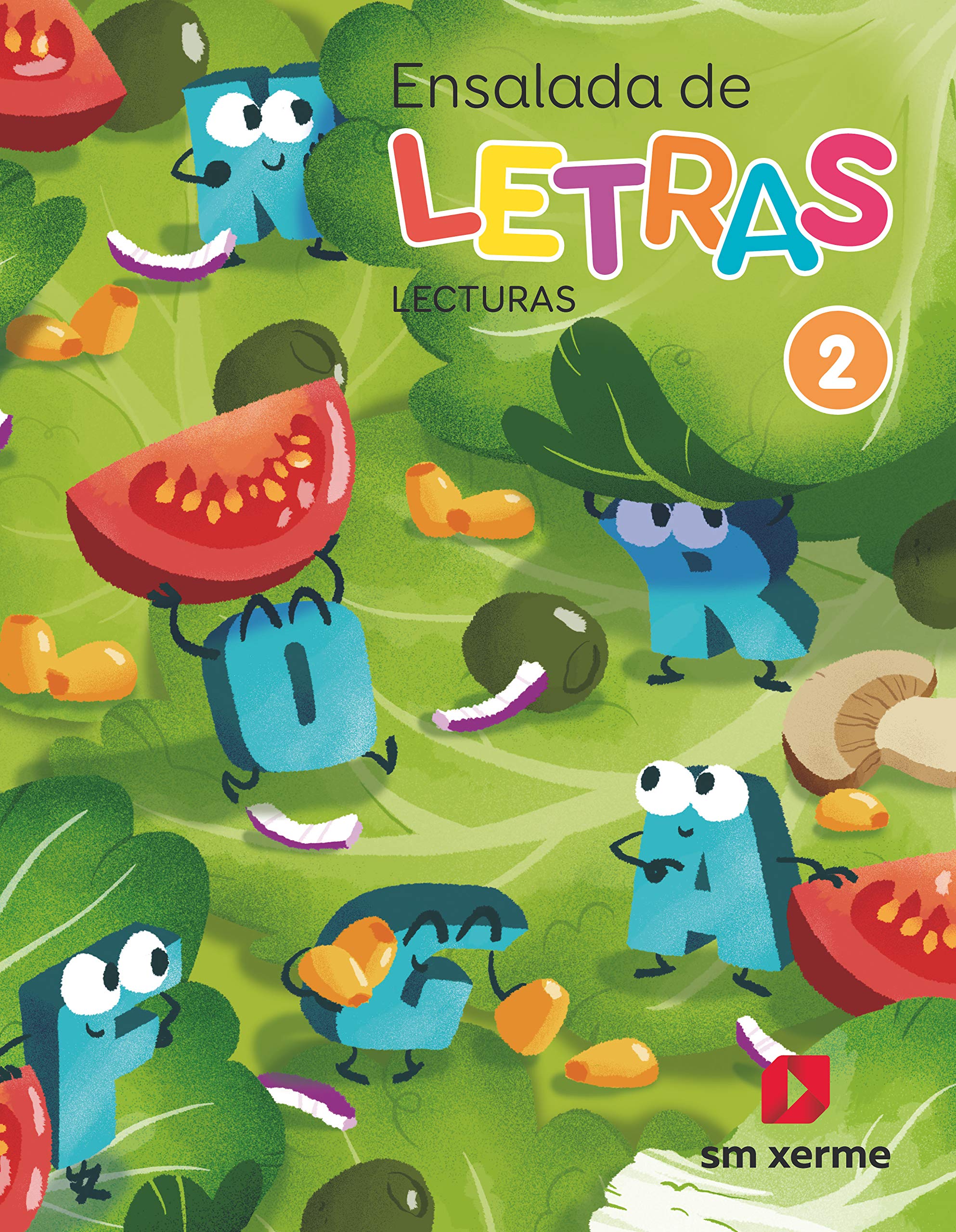 Lecturas. Ensalada de letras. 2 Primaria. Xerme. Non-fiction