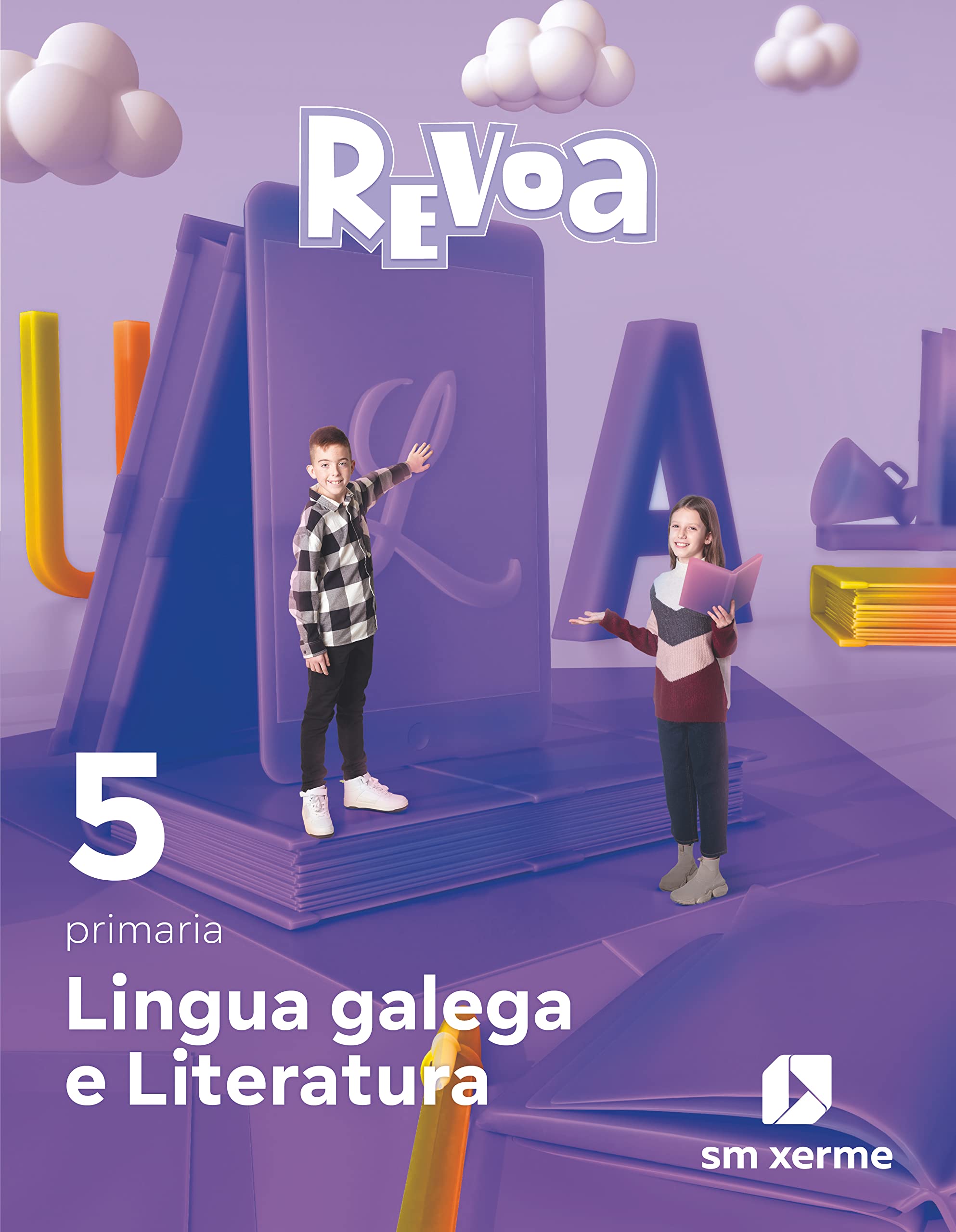 Lingua galega e Literatura. 5 Primaria. Revoa book