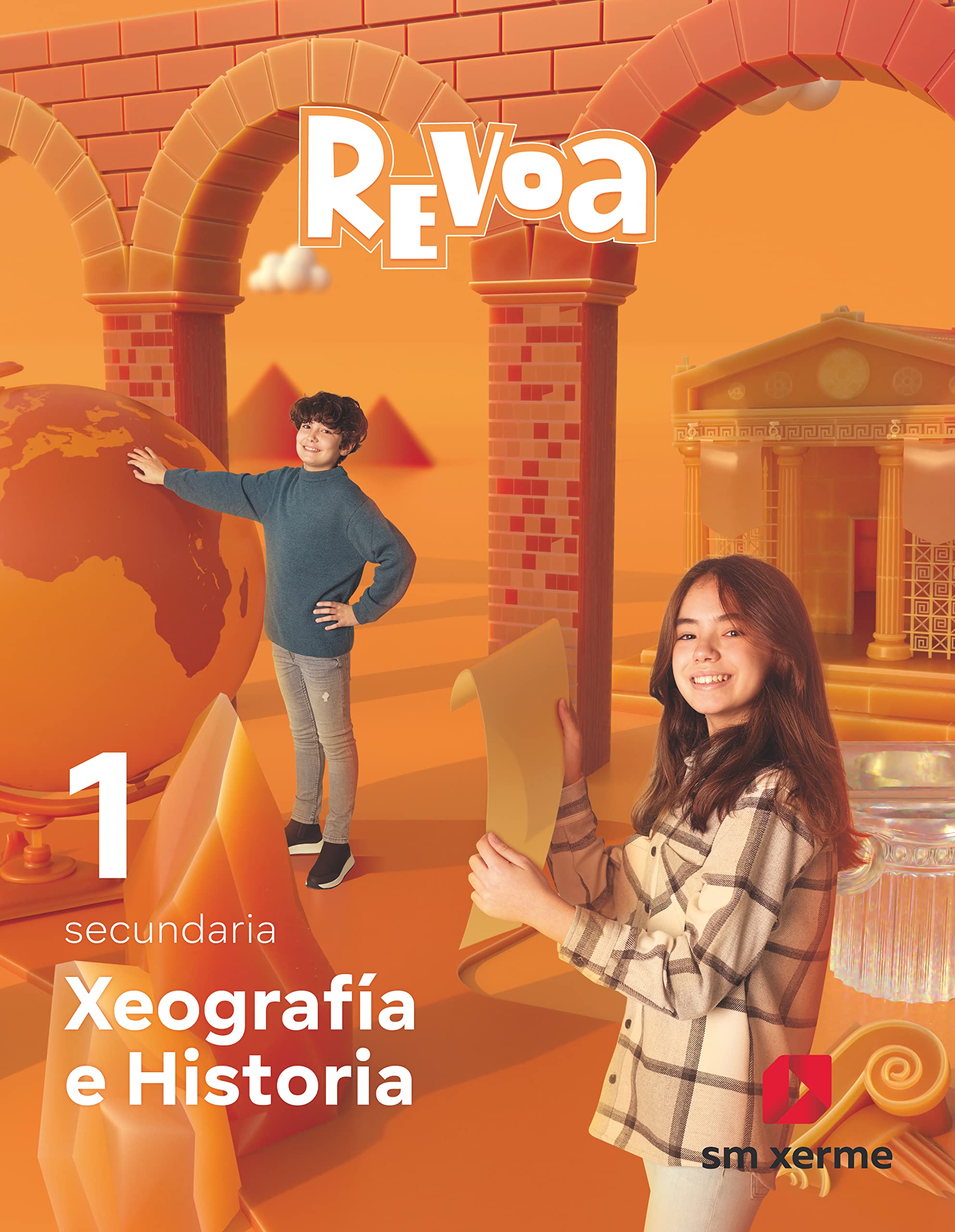 Xeografía e Historia. 1 Secundaria. Revoa book