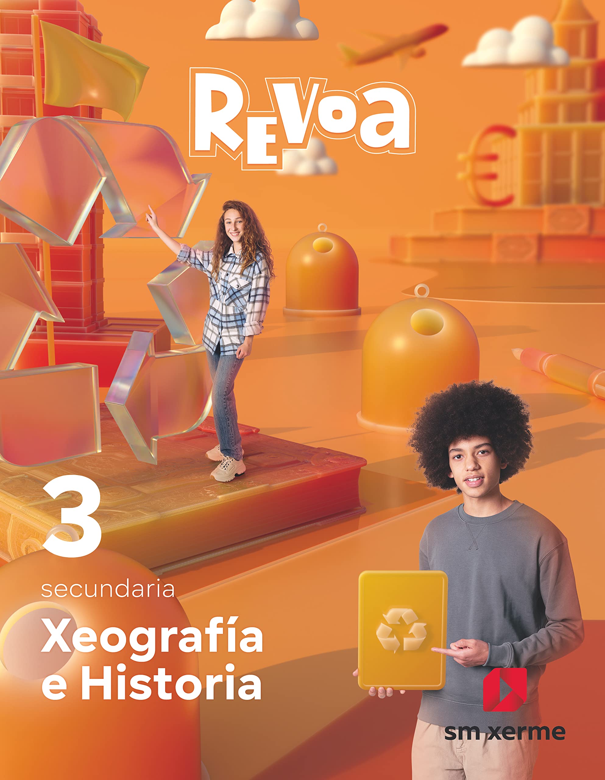 Xeografía e historia. 3 Secundaria. Revoa book