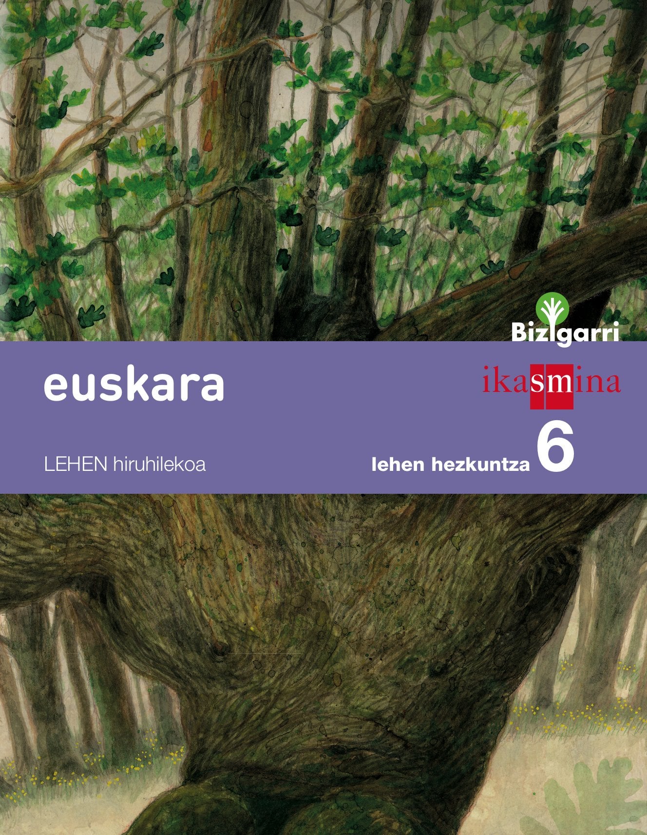Euskara. Lehen Hezkuntza 6. Bizigarri book