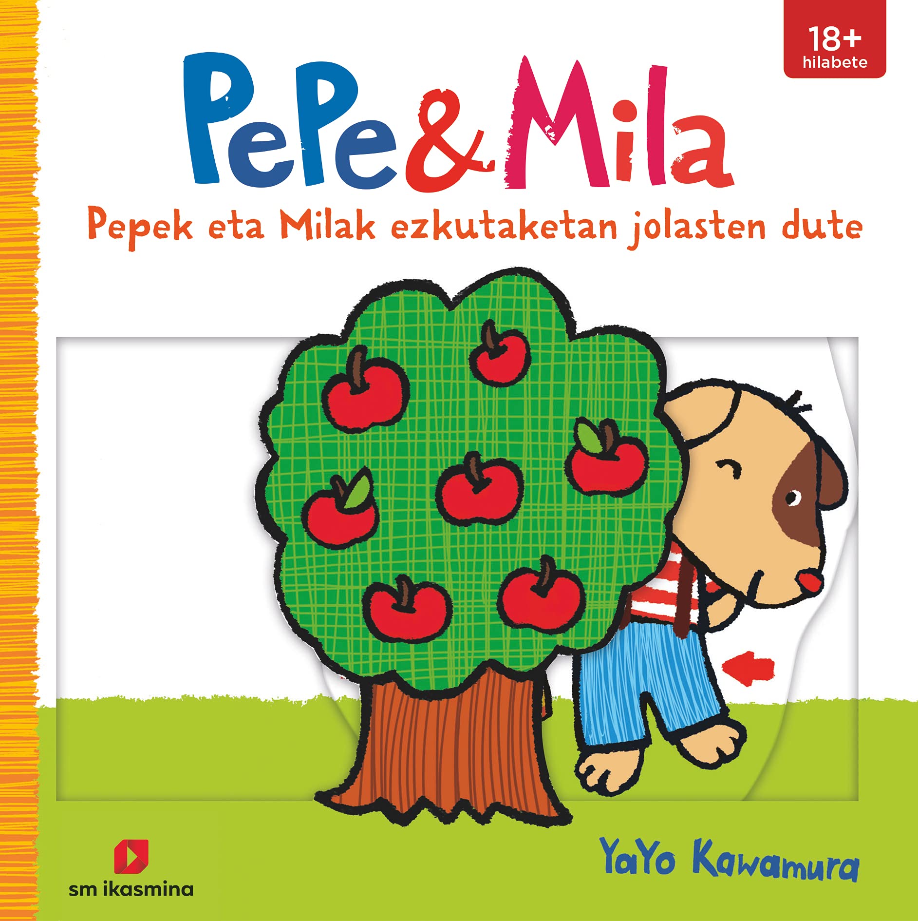Pepek & Milak ezkutaketan jolasten dute book