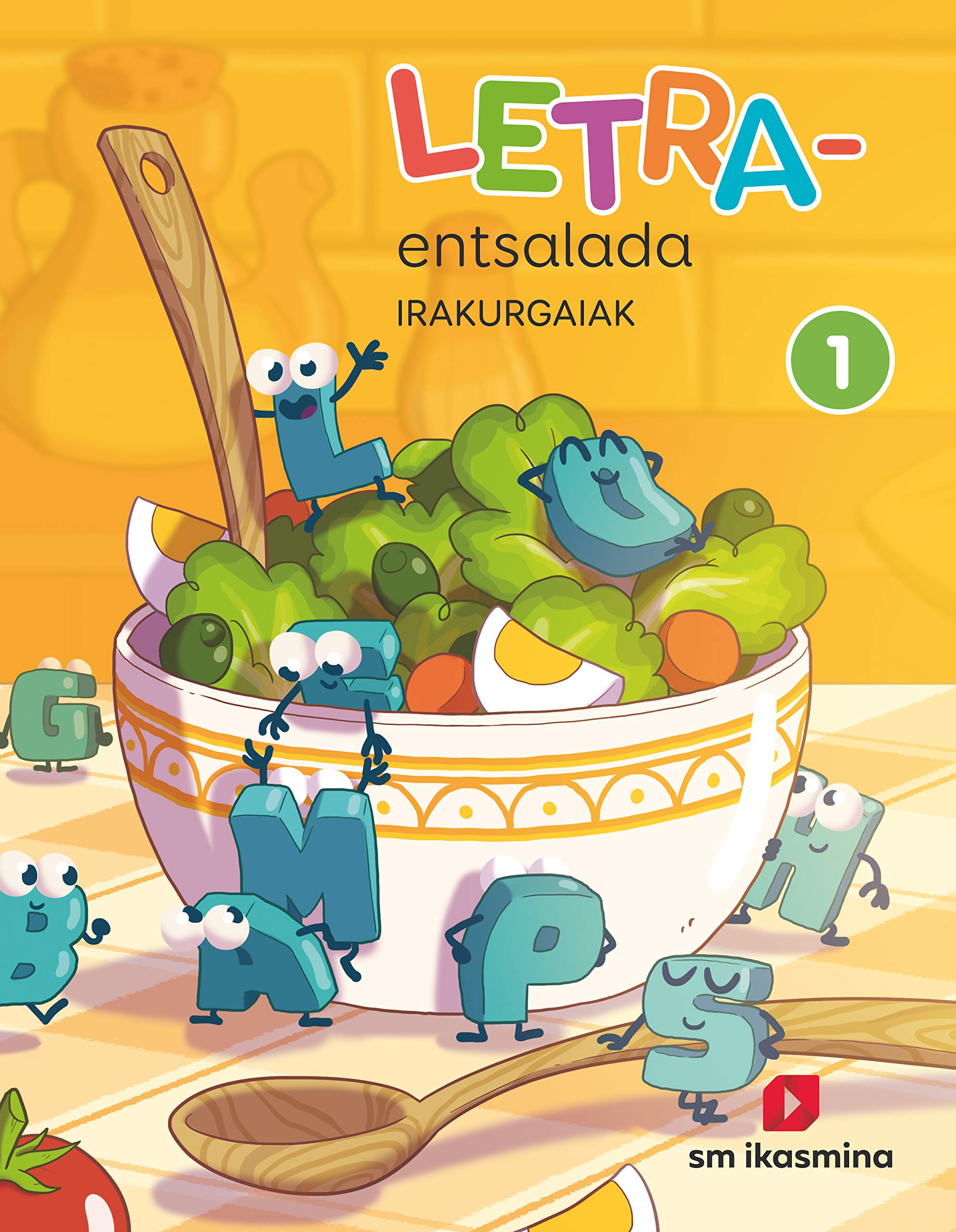 Letra-entsalada. Irakurgaiak. 1 Primaria. Ikasmina book