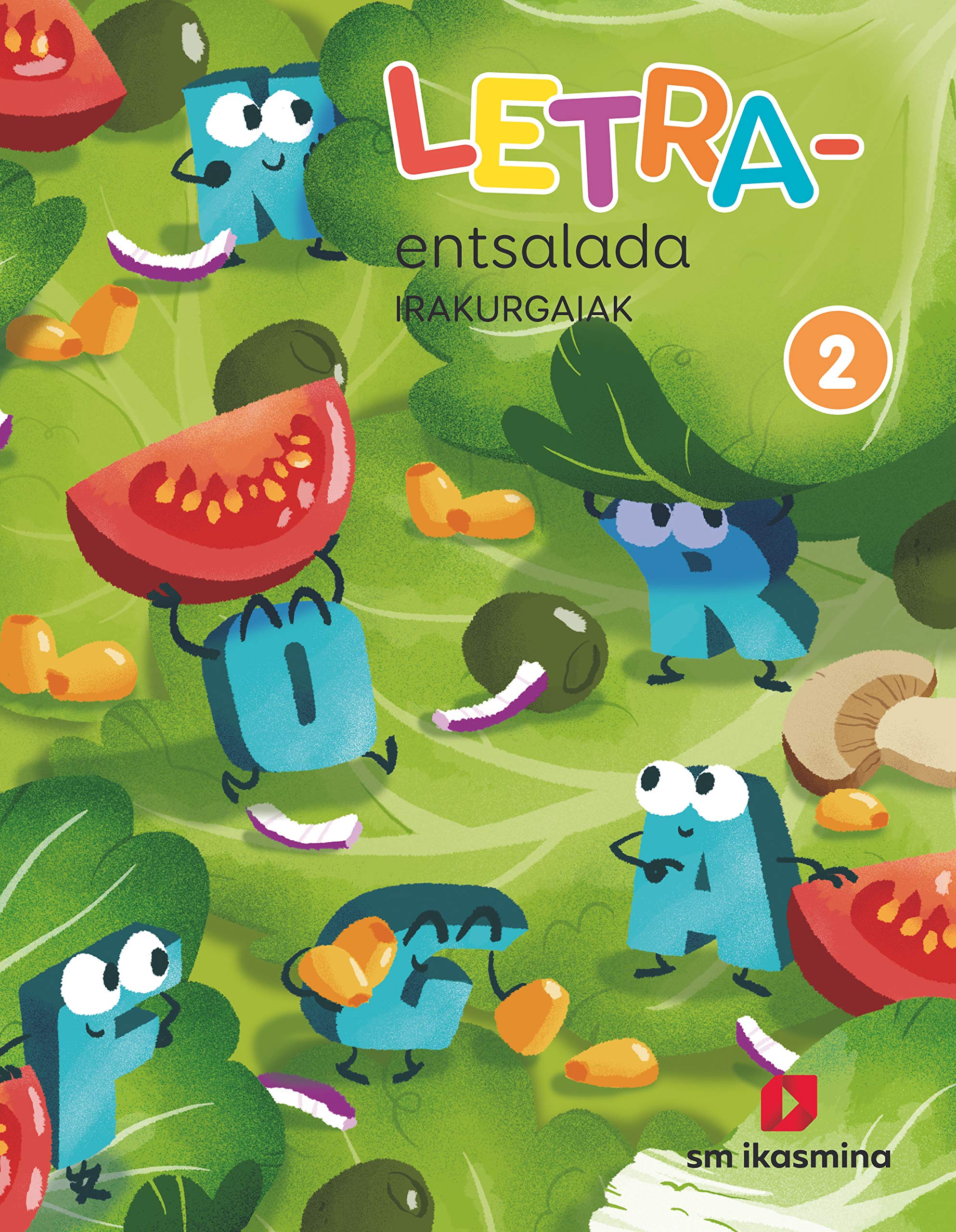 Letra-entsalada. Irakurgaiak. 2 Primaria. Ikasmina book