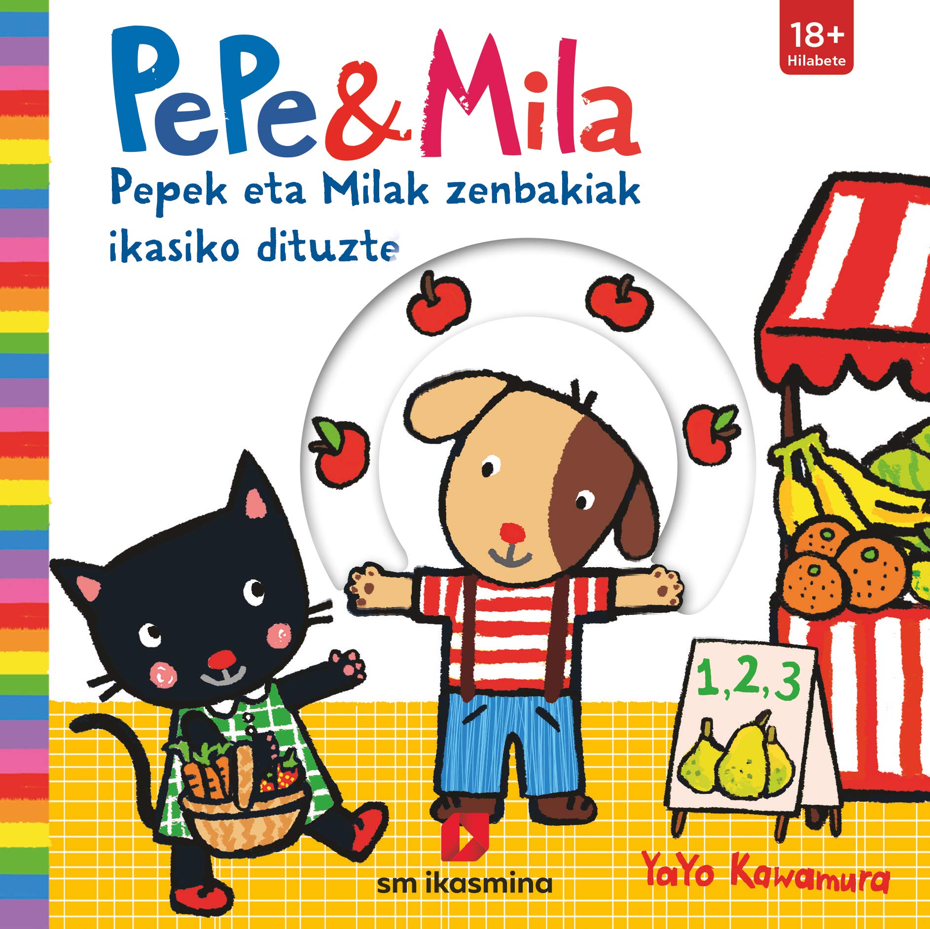 Pepek eta Milak zenbakiak ikasiko dituzte book