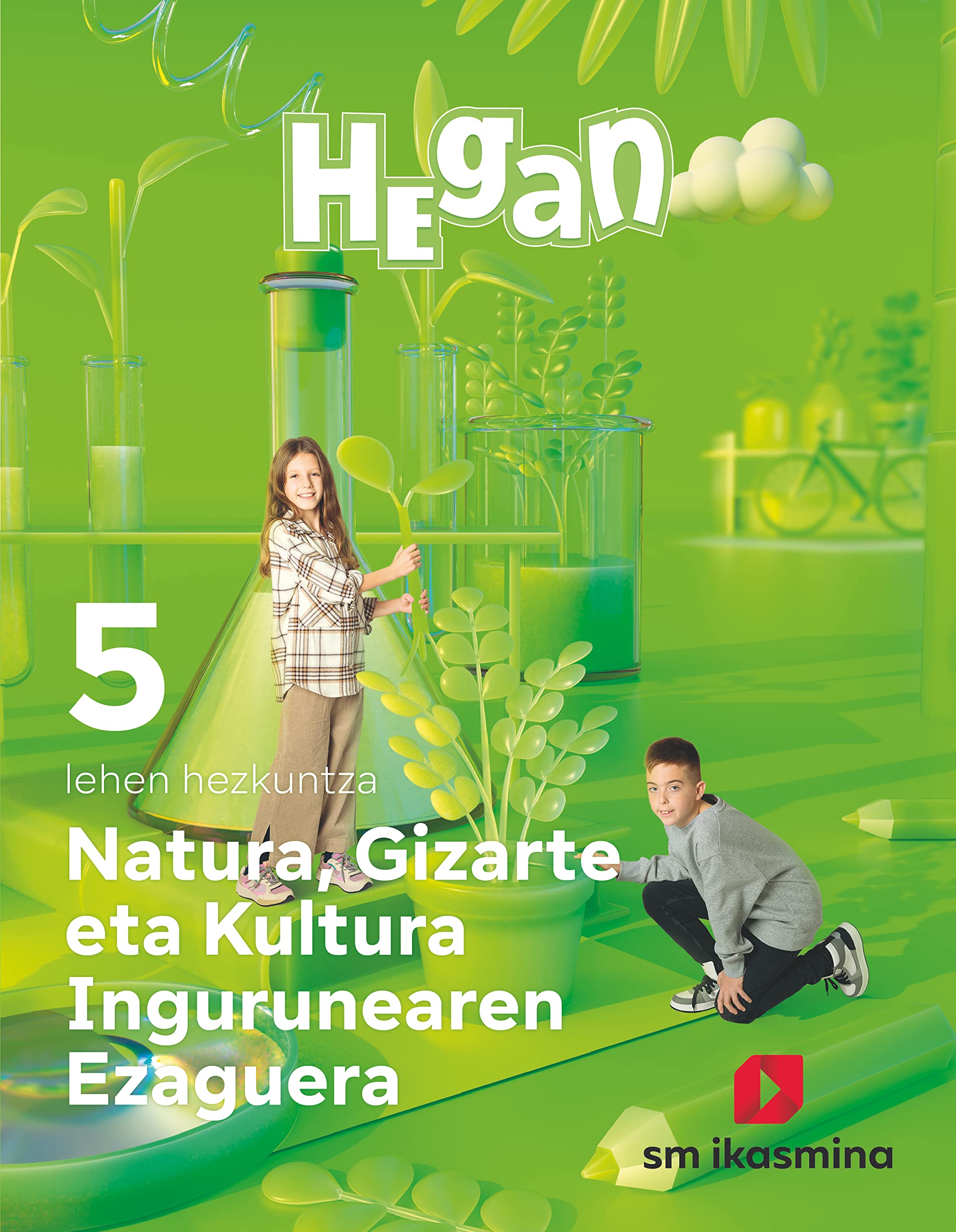 Natura, Gizarte eta Kultura Ingurunearen Ezaguerra. Lehen Hezkuntza 5. Hegan book