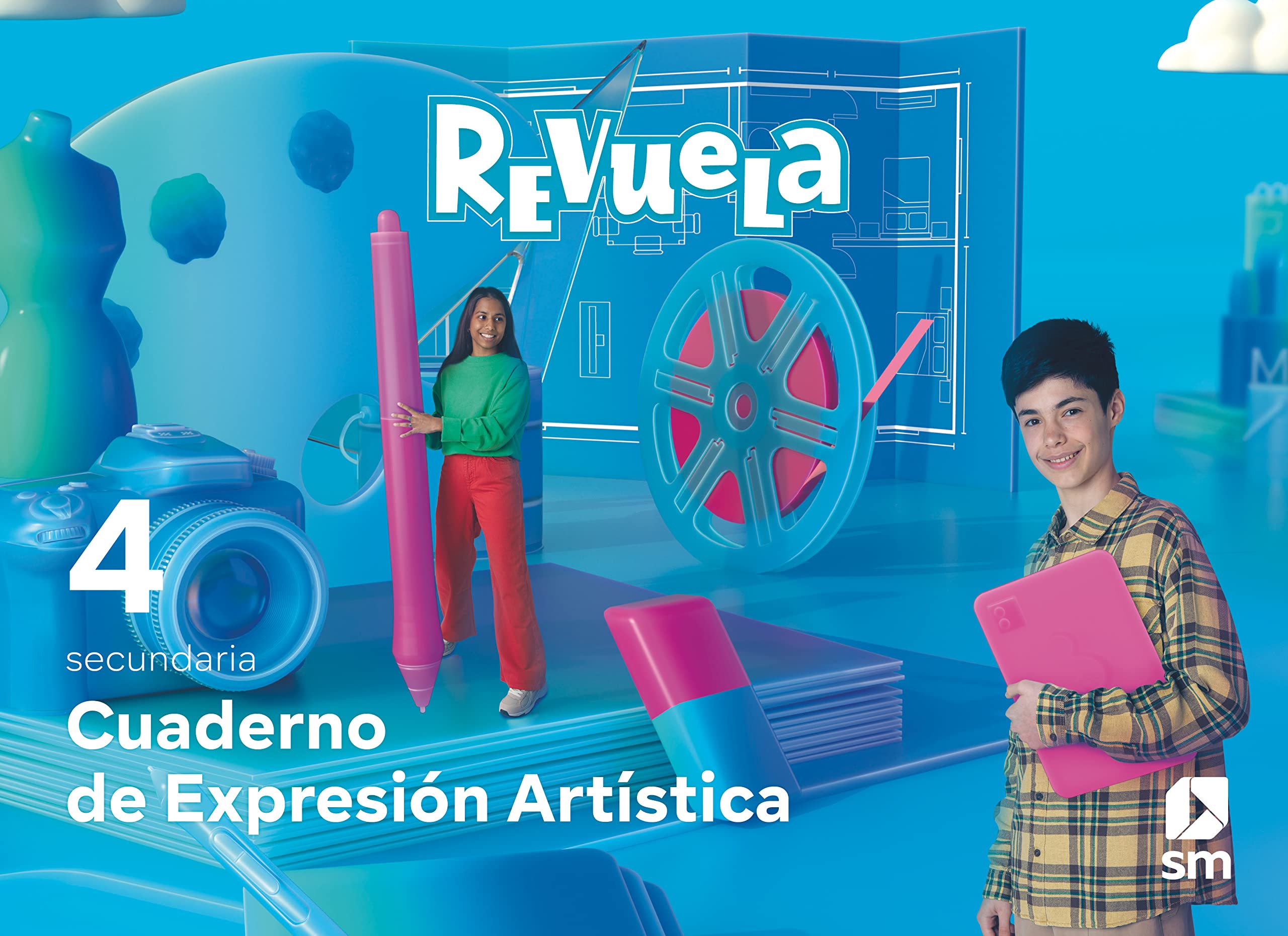 Cuaderno Expresión artística. 4 Secundaria. Revuela book