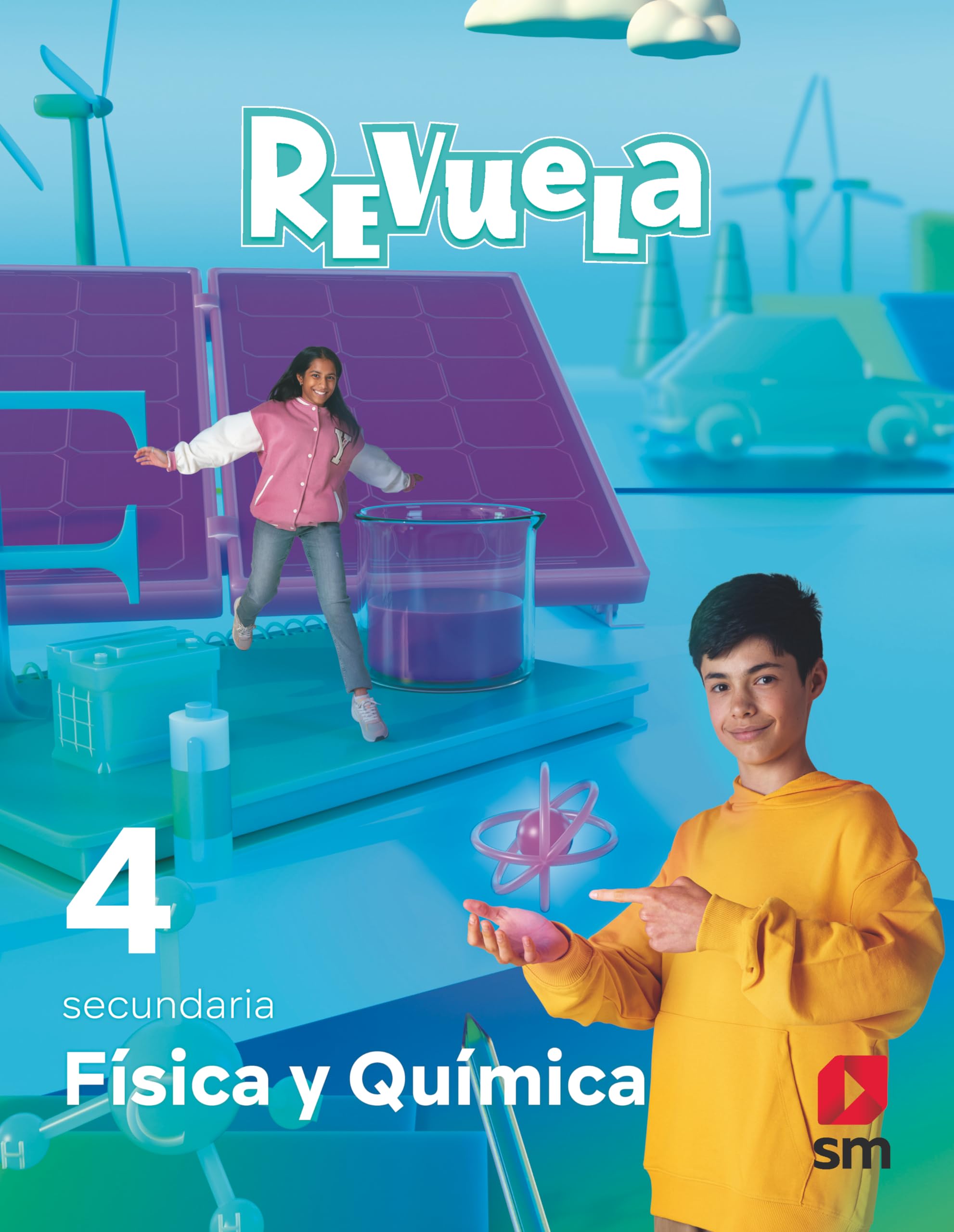 Física y Química. 4 Secundaria. Revuela book