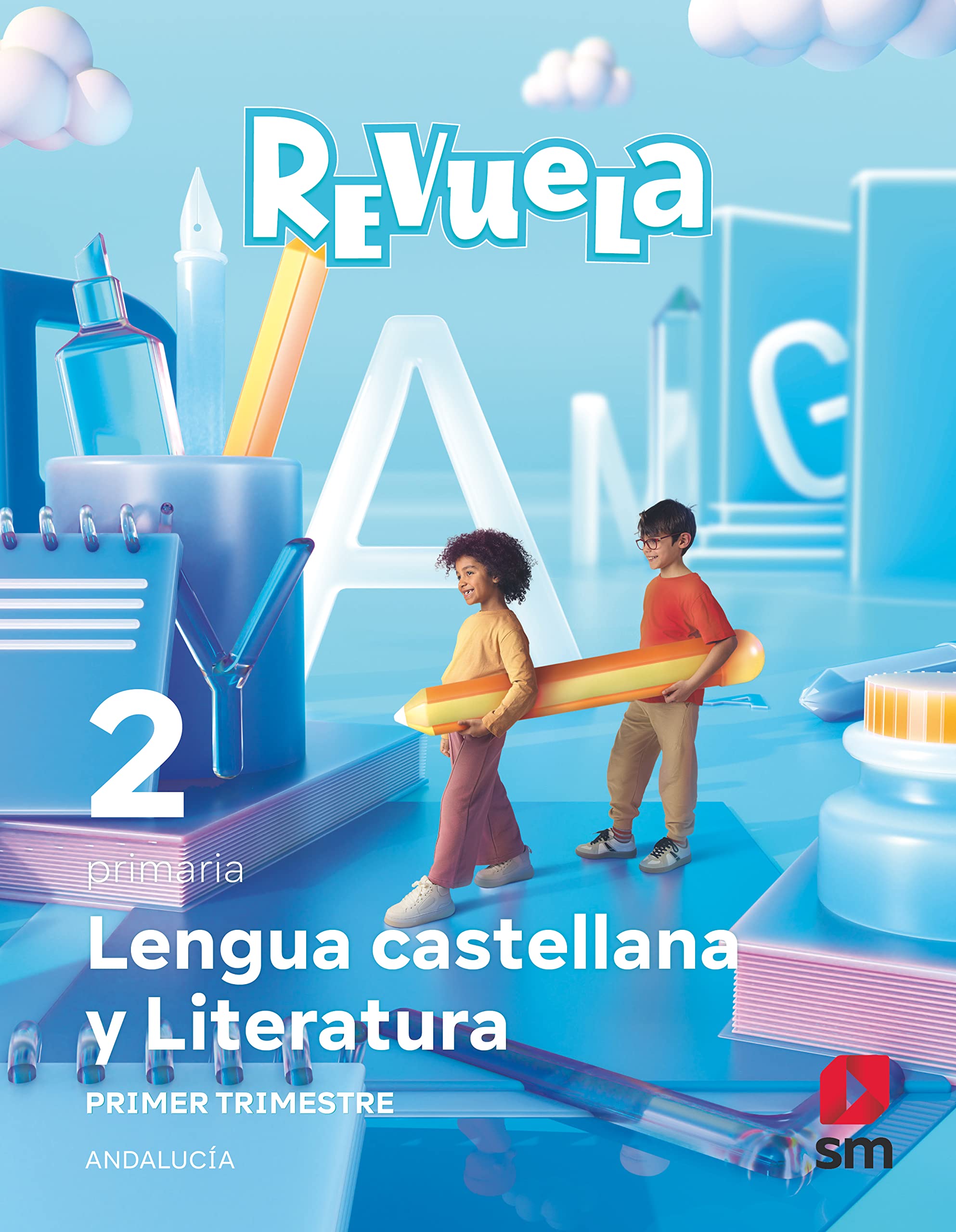 Lengua Castellana y Literatura . 2 Primaria. Trimestres. Revuela. Andalucía Non-fiction