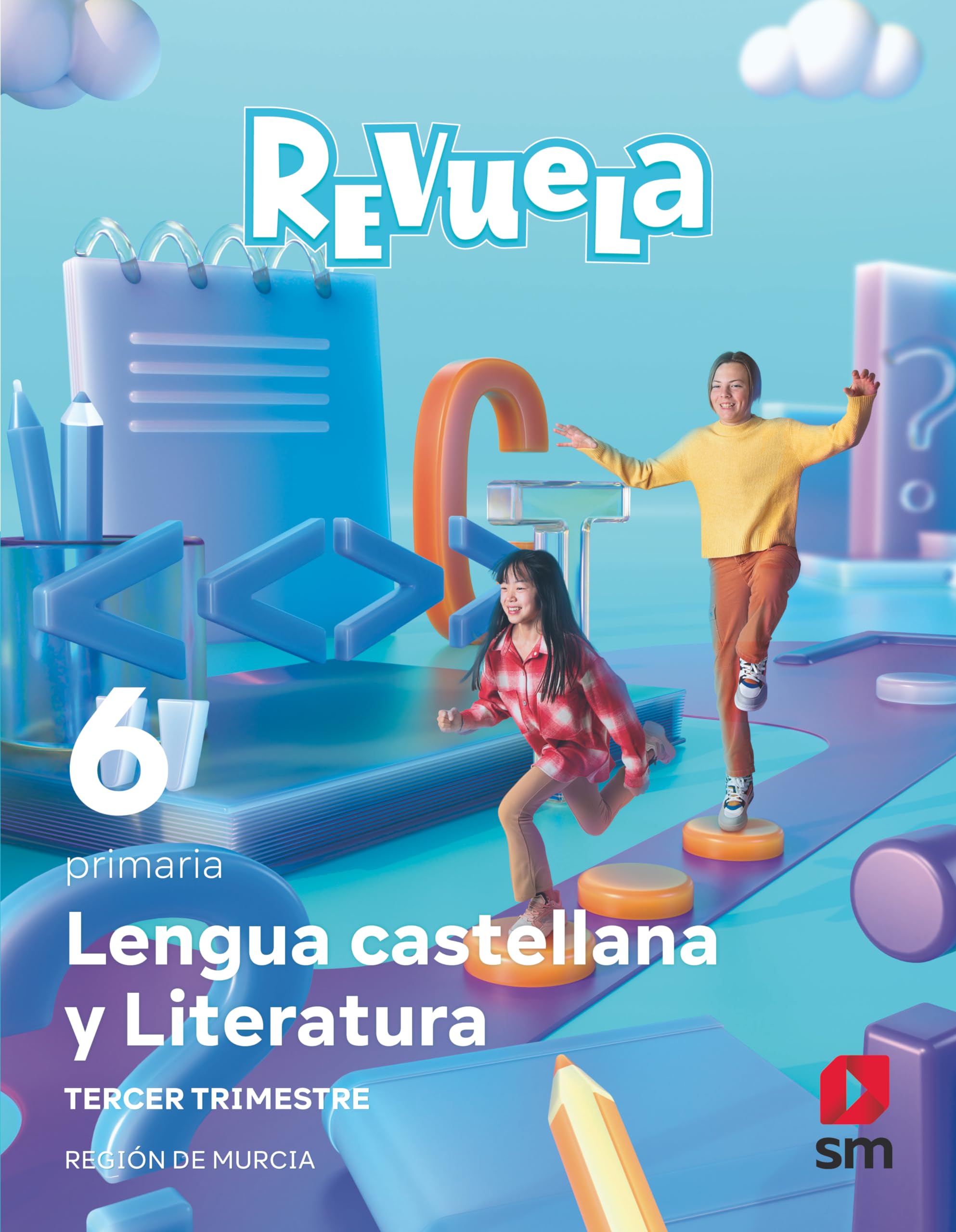 Lengua Castellana y Literatura . 6 Primaria. Trimestres. Revuela. Región de Murcia book